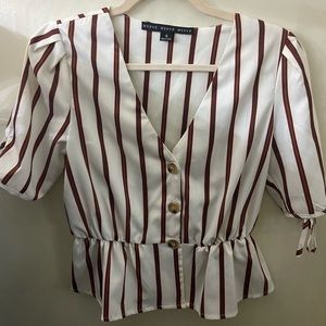 Vertical Striped Blouse